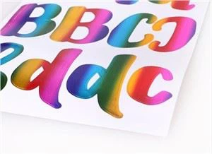 Stiker folga qog'oz yopishtiruvchi yorlig'i